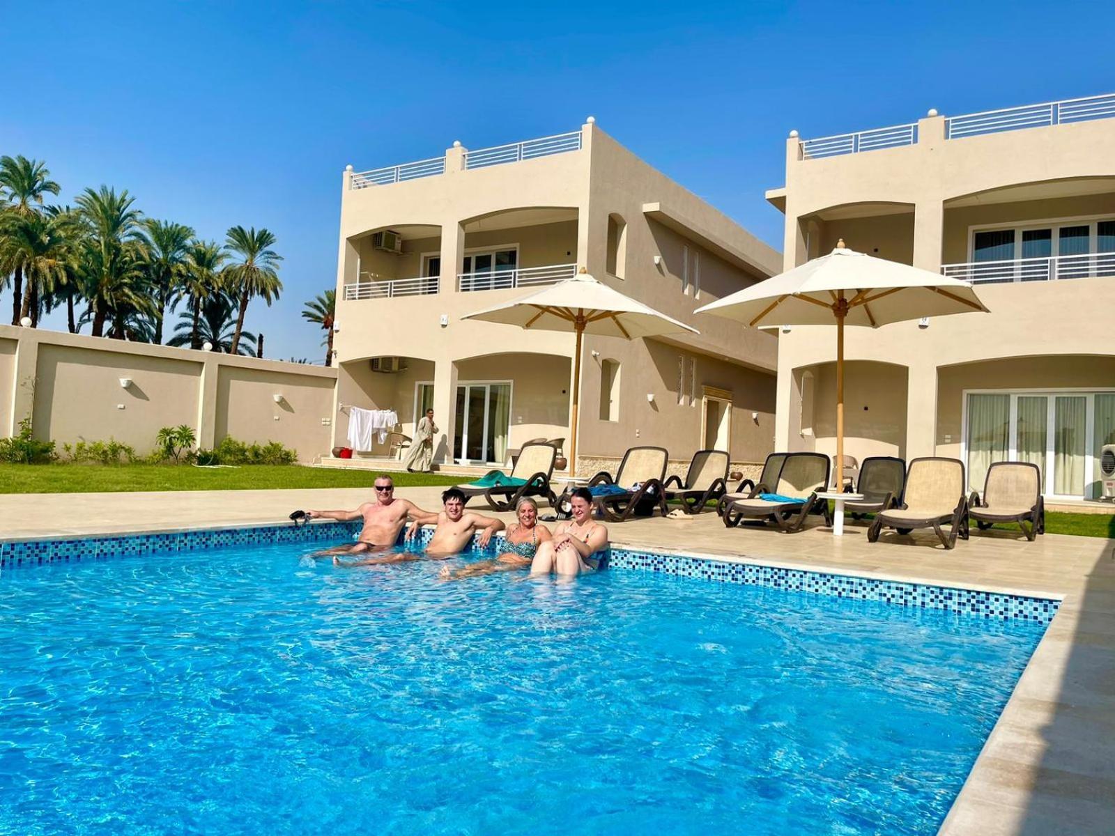 Royal Nile Villa - Pool View Apartment 1 Луксор Экстерьер фото